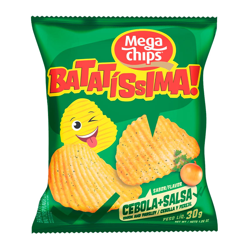 Batata Ondulada Frita Sabor Cebola e Salsa 30g