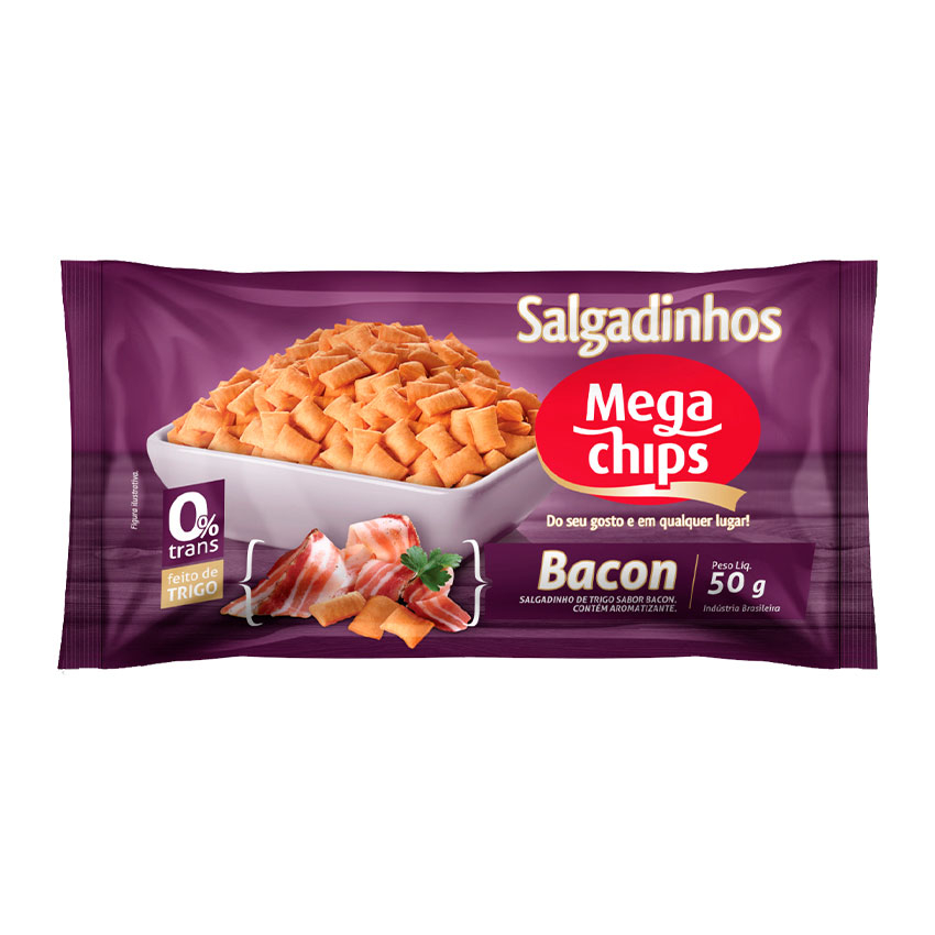 Salgadinho de Trigo Bacon 50g