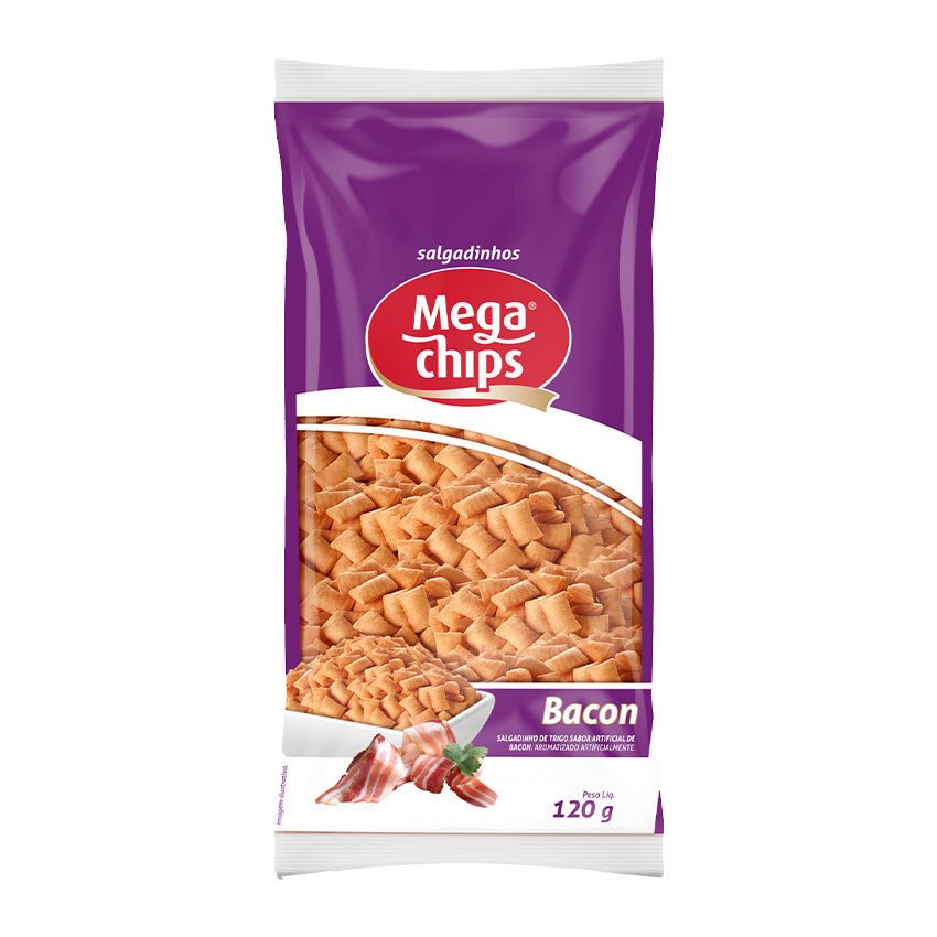 Salgadinho de Trigo Bacon 120g