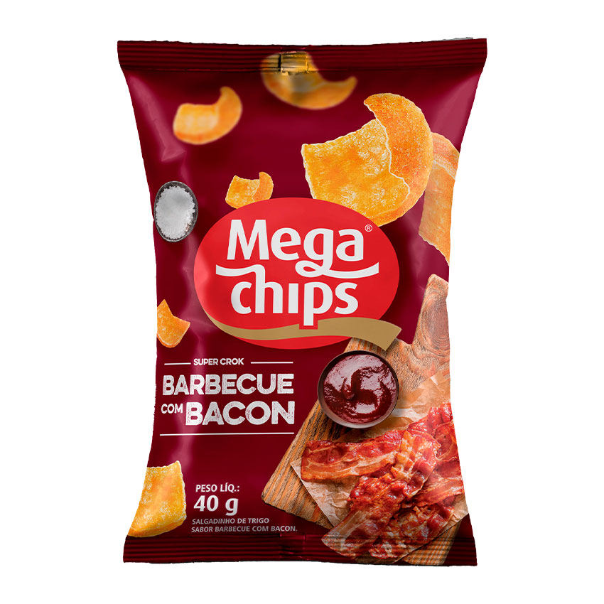 Salgadinho de Trigo Sabor Barbecue com Bacon 40g