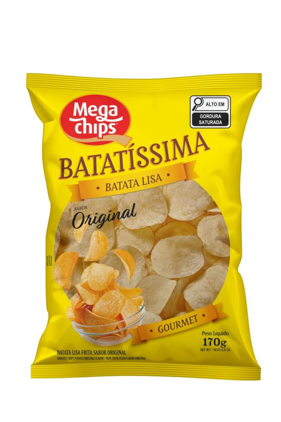 Batata Lisa Frita Sabor Natural 170g