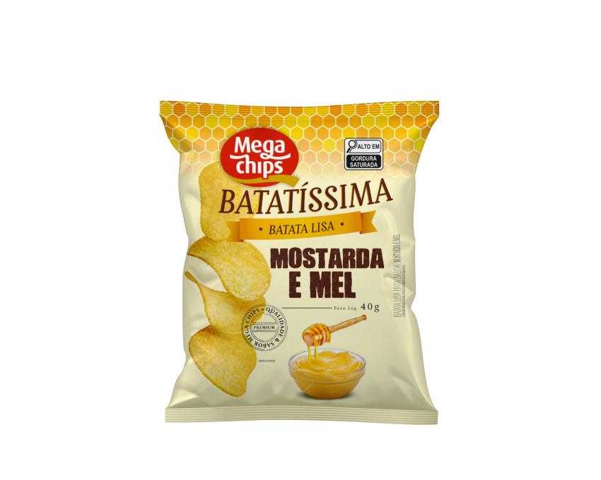 Batata Lisa Sabor Mostarda e Mel 40g