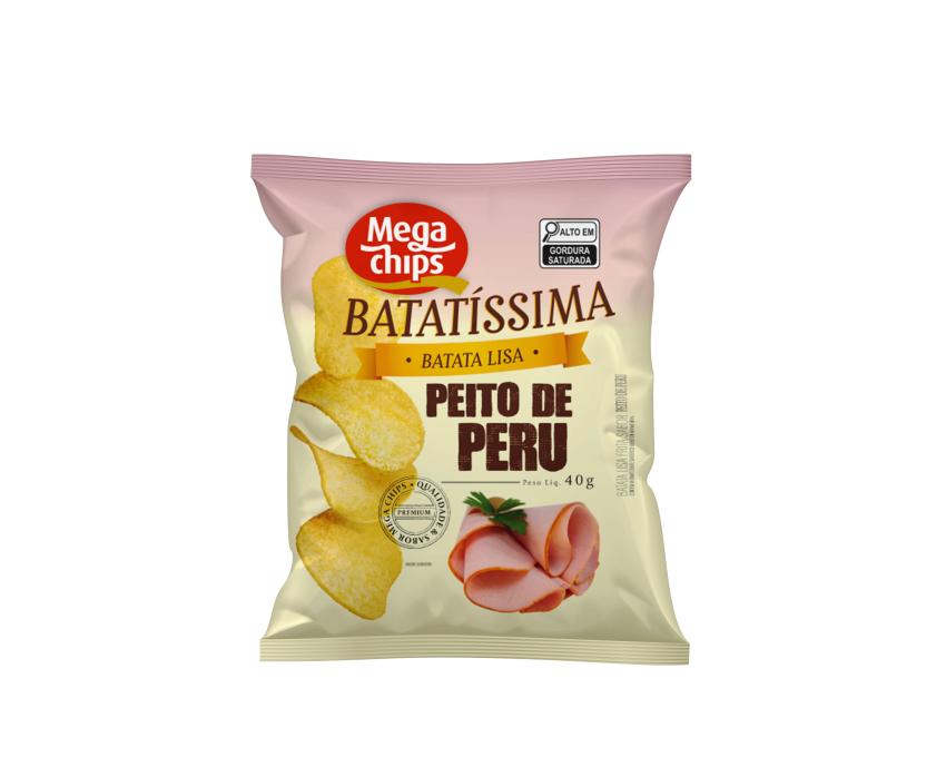 Batata Lisa Sabor Peito de Peru 40g