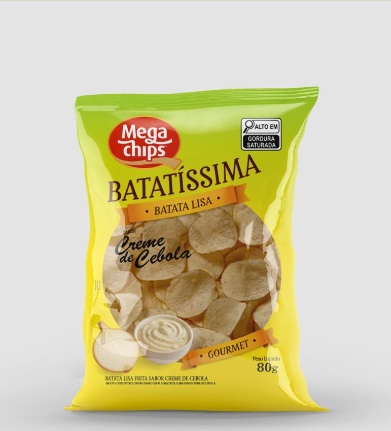 Batata Lisa Frita Sabor Creme de Cebola 80g