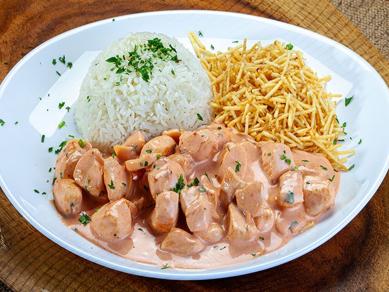 Strogonoff de Frango